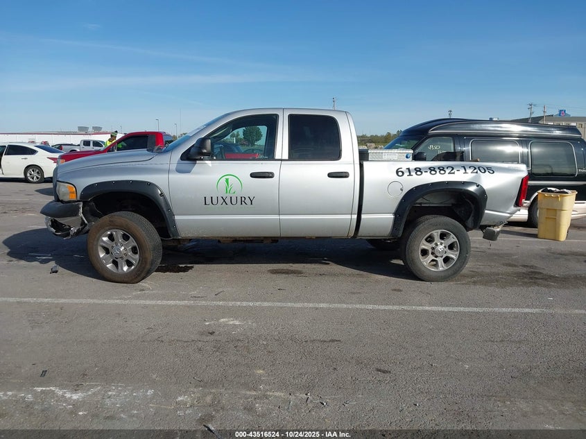 2003 Dodge Ram 2500 Slt/Laramie/St VIN: 3D7KU28663G737758 Lot: 43516524