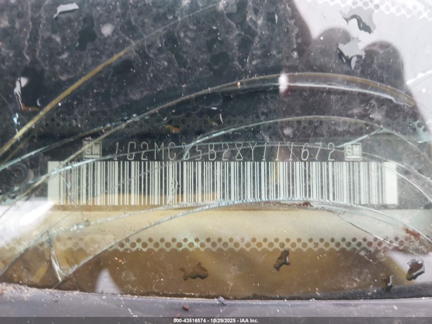 2008 Pontiac Solstice VIN: 1G2MC35B28Y111672 Lot: 43516574