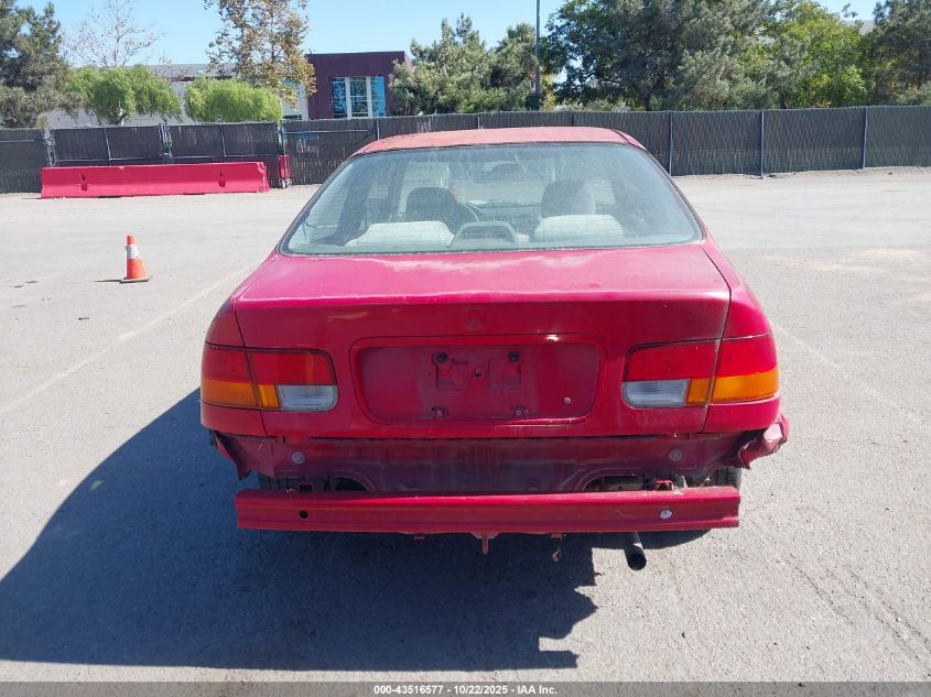 1997 Honda Civic Ex VIN: 1HGEJ8143VL040650 Lot: 43595918