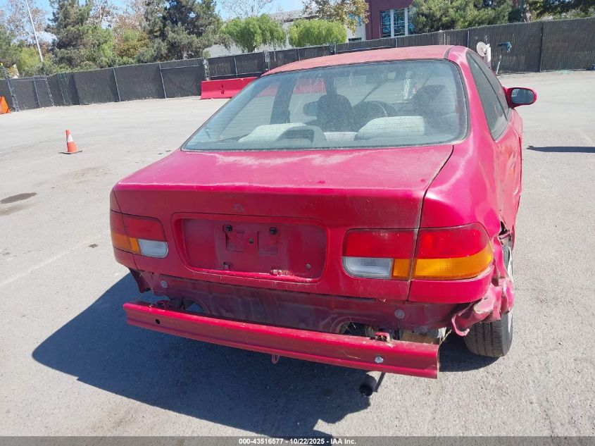 1997 Honda Civic Ex VIN: 1HGEJ8143VL040650 Lot: 43595918