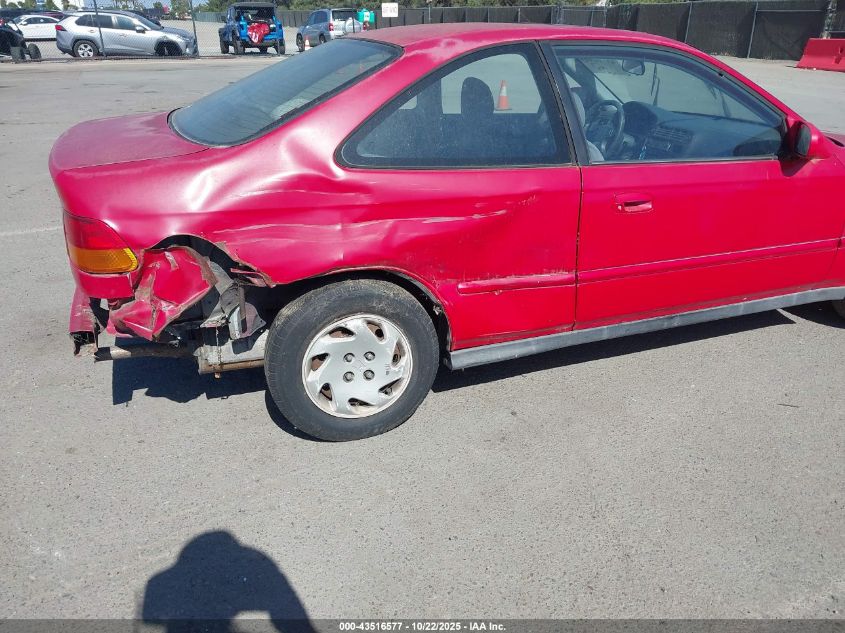 1997 Honda Civic Ex VIN: 1HGEJ8143VL040650 Lot: 43595918