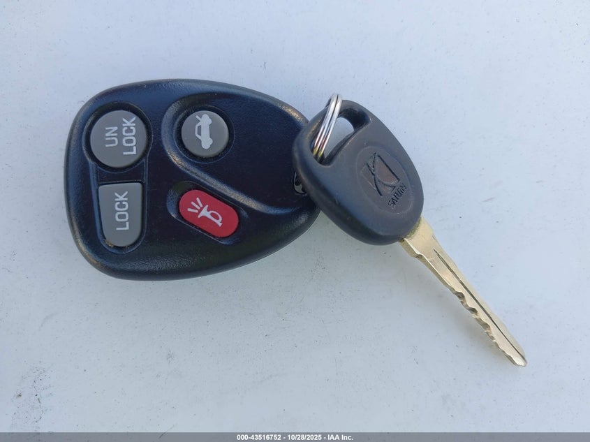 2001 Saturn L200 VIN: 1G8JU54F51Y563062 Lot: 43516752