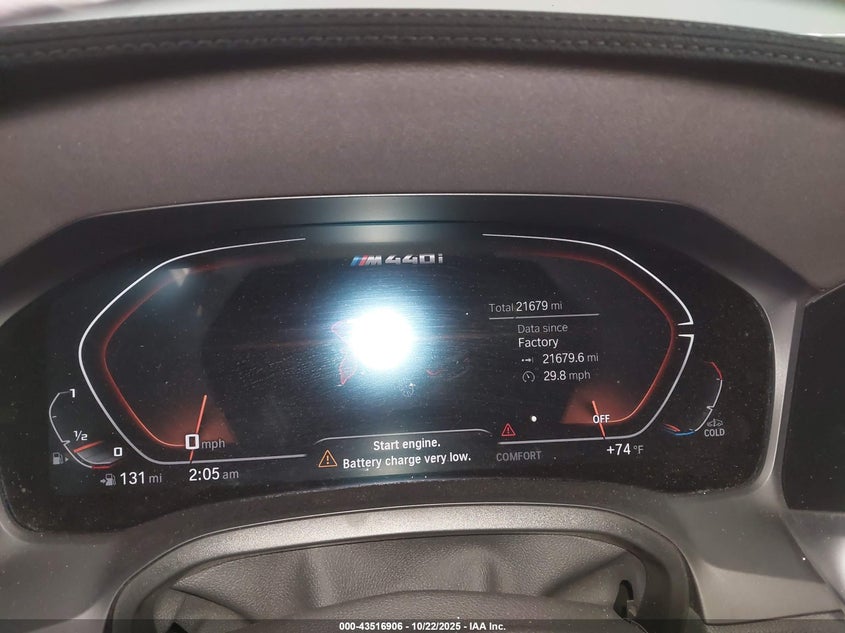 2022 BMW M440I GRAN COUPE XDRIVE WBA13AW02NFM31207