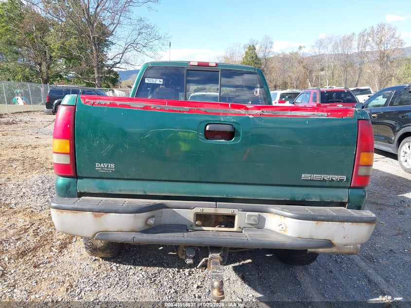 1999 GMC Sierra 1500 Sl VIN: 1GTEK19T4XE527765 Lot: 43516937