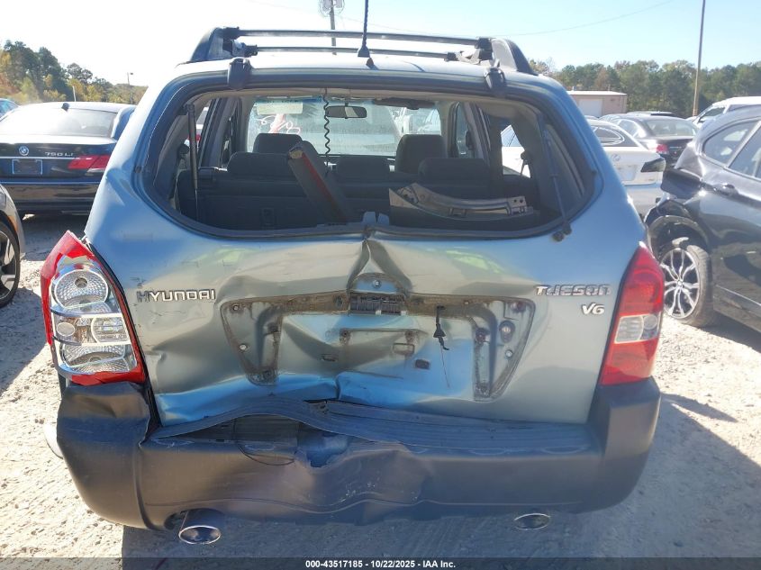 2006 Hyundai Tucson Gls/Limited VIN: KM8JN12D66U430902 Lot: 43517185