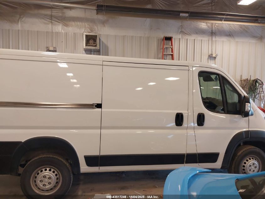 2025 Ram Promaster 2500 Tradesman Low Roof 136 Wb W/Pass Seat VIN: 3C6LRVVG9SE511309 Lot: 43517246