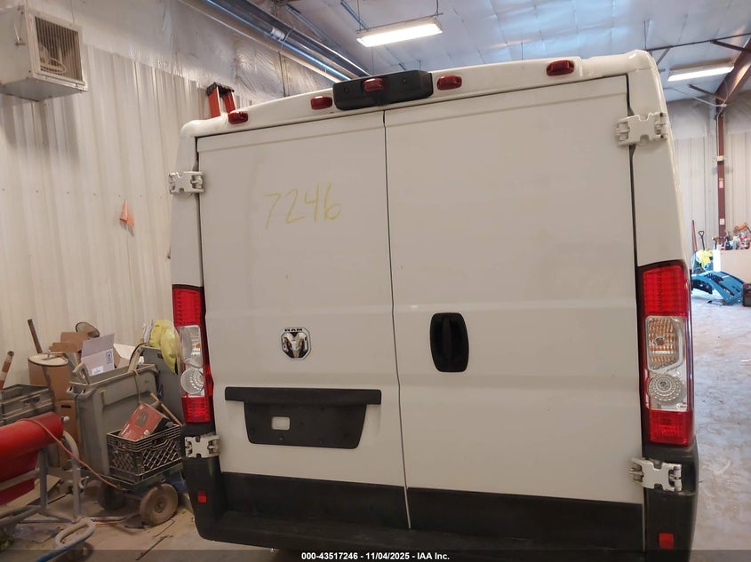 2025 Ram Promaster 2500 Tradesman Low Roof 136 Wb W/Pass Seat VIN: 3C6LRVVG9SE511309 Lot: 43517246