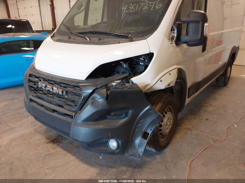 2025 Ram Promaster 2500 Tradesman Low Roof 136 Wb W/Pass Seat VIN: 3C6LRVVG9SE511309 Lot: 43517246