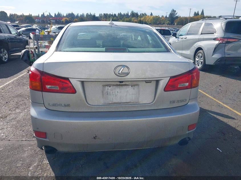 2007 Lexus Is 250 VIN: JTHBK262972035897 Lot: 43517420