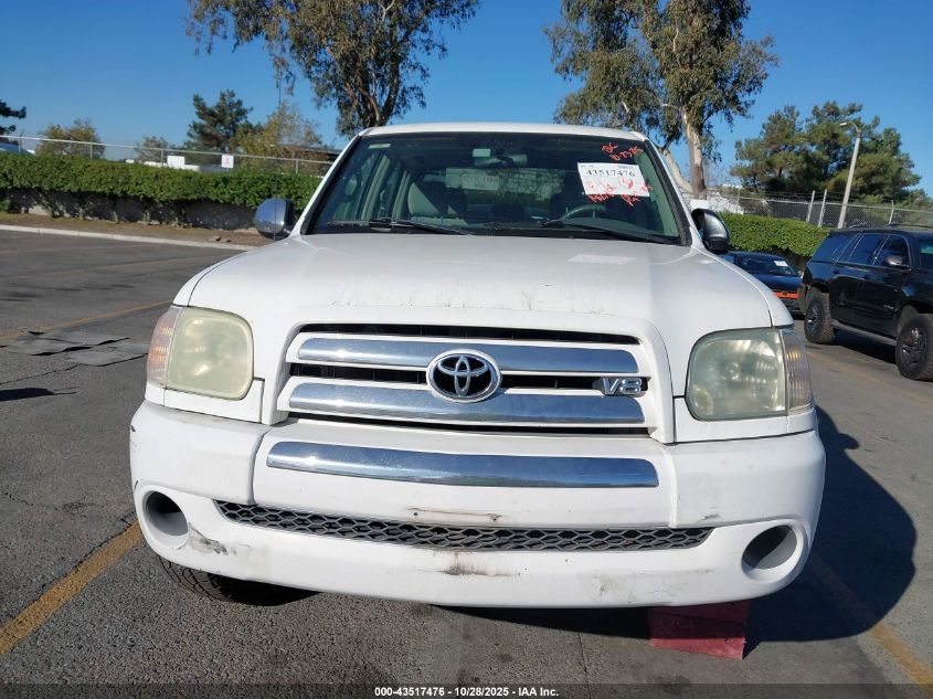 2006 Toyota Tundra Sr5 V8 VIN: 5TBET341X6S517886 Lot: 43517476