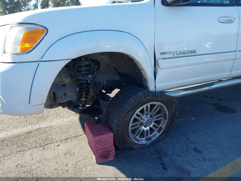 2006 Toyota Tundra Sr5 V8 VIN: 5TBET341X6S517886 Lot: 43517476