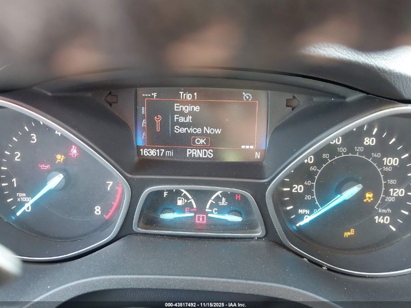 2017 Ford Escape Titanium VIN: 1FMCU9J95HUB71054 Lot: 43517492