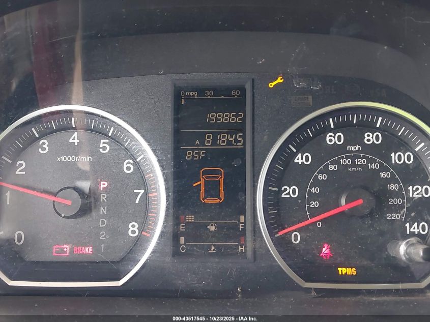 2007 Honda Cr-V Ex-L VIN: JHLRE38767C051977 Lot: 43517545