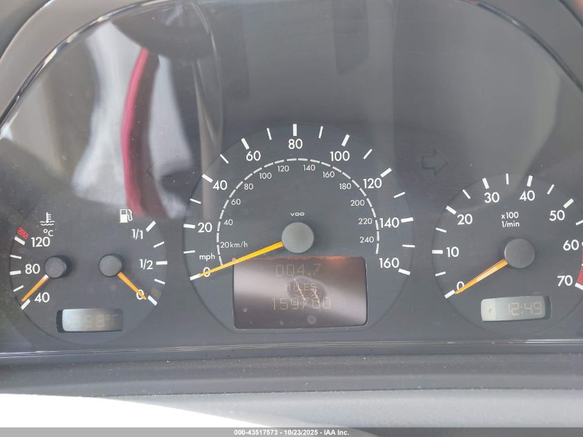 2002 Mercedes-Benz Clk 320 VIN: WDBLJ65G22F200931 Lot: 43517573