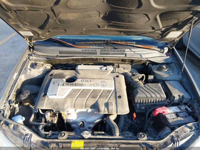 2006 Kia Spectra Ex/Lx/Sx VIN: KNAFE121365306609 Lot: 43517653