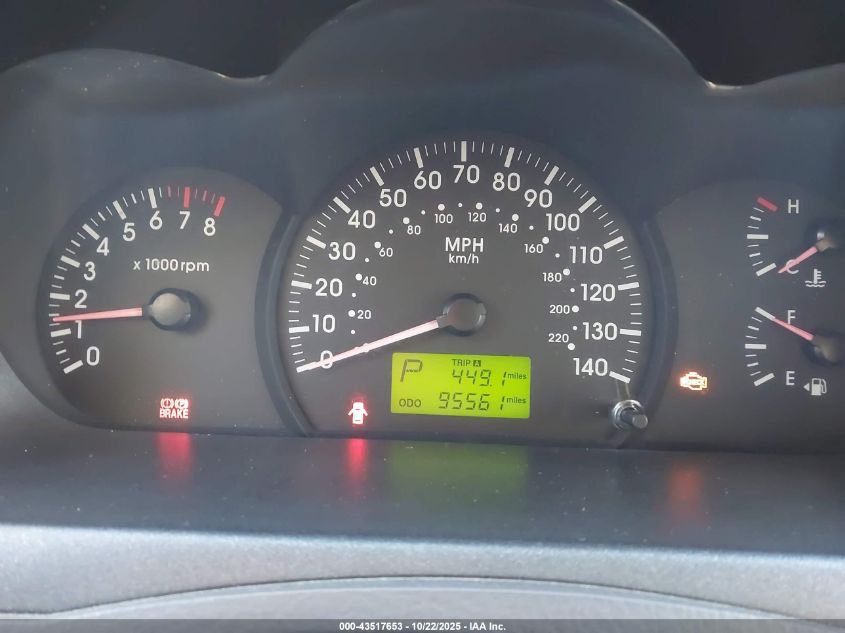 2006 Kia Spectra Ex/Lx/Sx VIN: KNAFE121365306609 Lot: 43517653