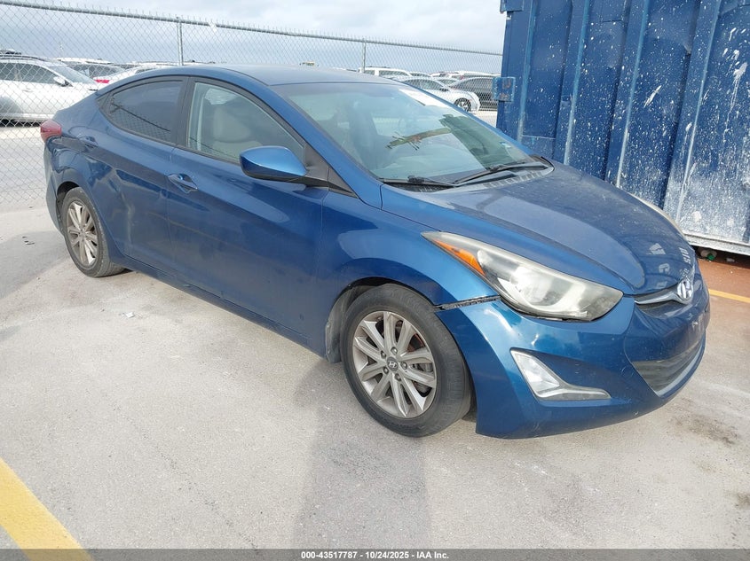 2015 HYUNDAI ELANTRA SE - KMHDH4AE7FU412506