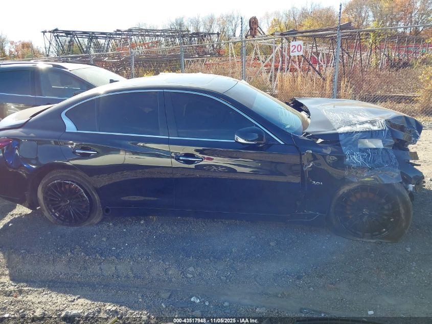 2018 Infiniti Q50 3.0T Luxe VIN: JN1EV7AR6JM432084 Lot: 43517948