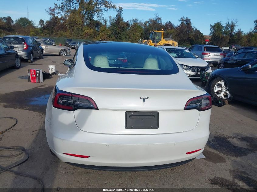 2021 Tesla Model 3 Standard Range Plus Rear-Wheel Drive VIN: 5YJ3E1EA9MF084963 Lot: 43518004