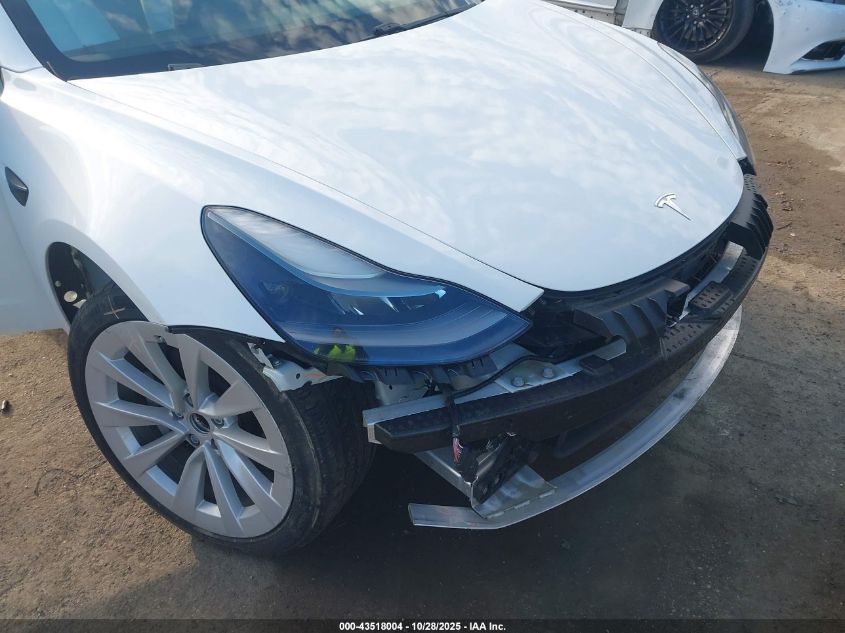 2021 Tesla Model 3 Standard Range Plus Rear-Wheel Drive VIN: 5YJ3E1EA9MF084963 Lot: 43518004