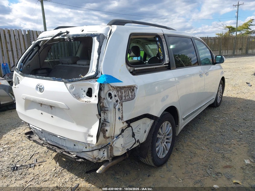 2016 TOYOTA SIENNA XLE PREMIUM 8 PASSENGER 5TDYK3DC8GS750997