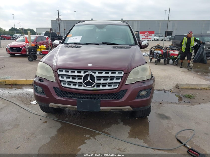 2009 Mercedes-Benz Ml 350 4Matic VIN: 4JGBB86E39A474600 Lot: 43518146
