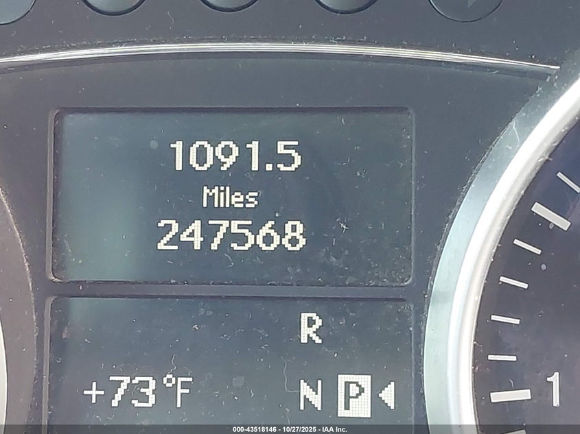 2009 Mercedes-Benz Ml 350 4Matic VIN: 4JGBB86E39A474600 Lot: 43518146