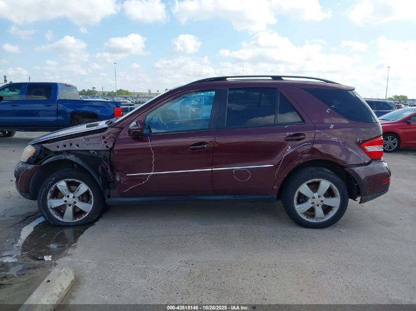 2009 Mercedes-Benz Ml 350 4Matic VIN: 4JGBB86E39A474600 Lot: 43518146