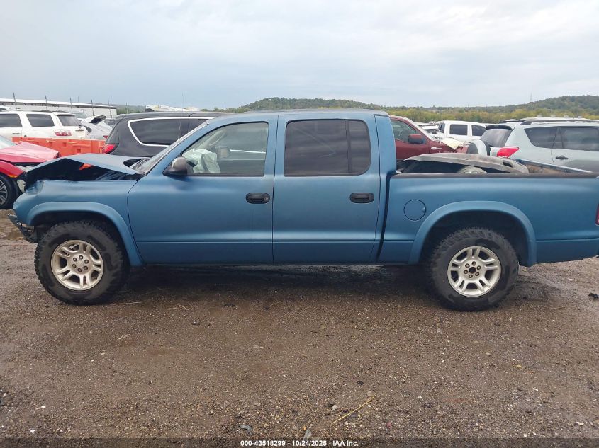 2003 Dodge Dakota Sport/Sxt VIN: 1D7HL38X43S362151 Lot: 43518299