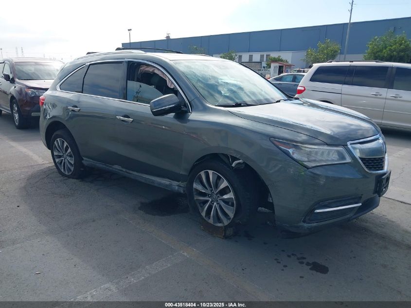 ACURA MDX TECHNOLOGY ACURAWATCH PLUS PACKAGES/TECHNOLOGY PACKAGE