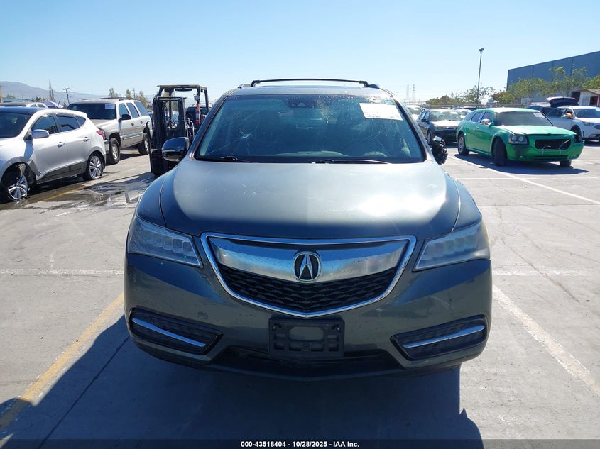 2016 Acura Mdx Technology Acurawatch Plus Packages/Technology Package VIN: 5FRYD4H40GB027876 Lot: 43518404