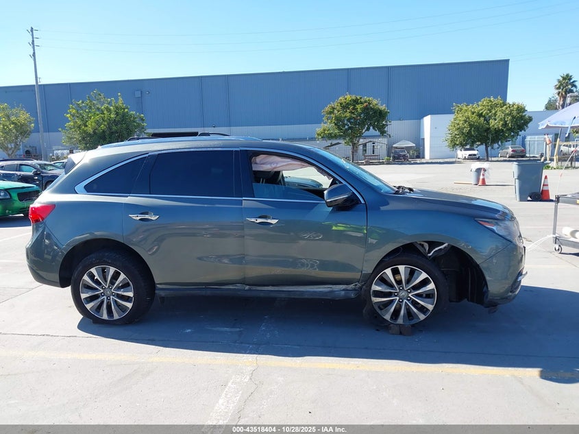 2016 Acura Mdx Technology Acurawatch Plus Packages/Technology Package VIN: 5FRYD4H40GB027876 Lot: 43518404