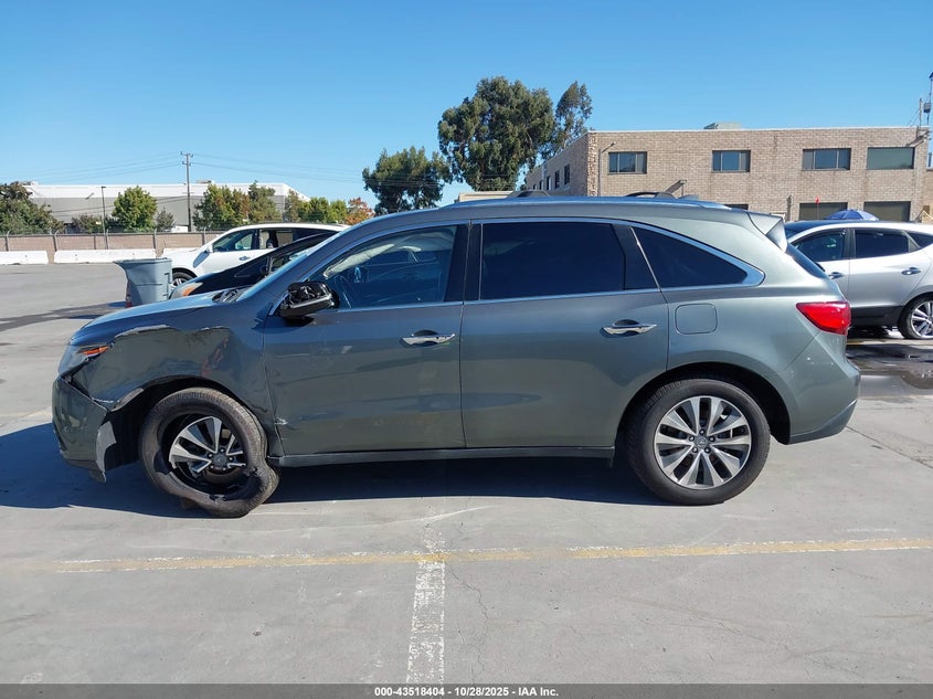 2016 Acura Mdx Technology Acurawatch Plus Packages/Technology Package VIN: 5FRYD4H40GB027876 Lot: 43518404
