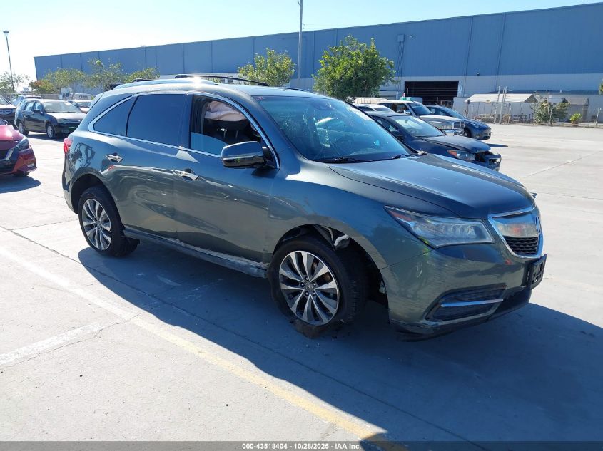 ACURA MDX TECHNOLOGY ACURAWATCH PLUS PACKAGES/TECHNOLOGY PACKAGE