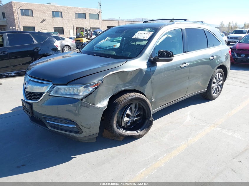 2016 Acura Mdx Technology Acurawatch Plus Packages/Technology Package VIN: 5FRYD4H40GB027876 Lot: 43518404
