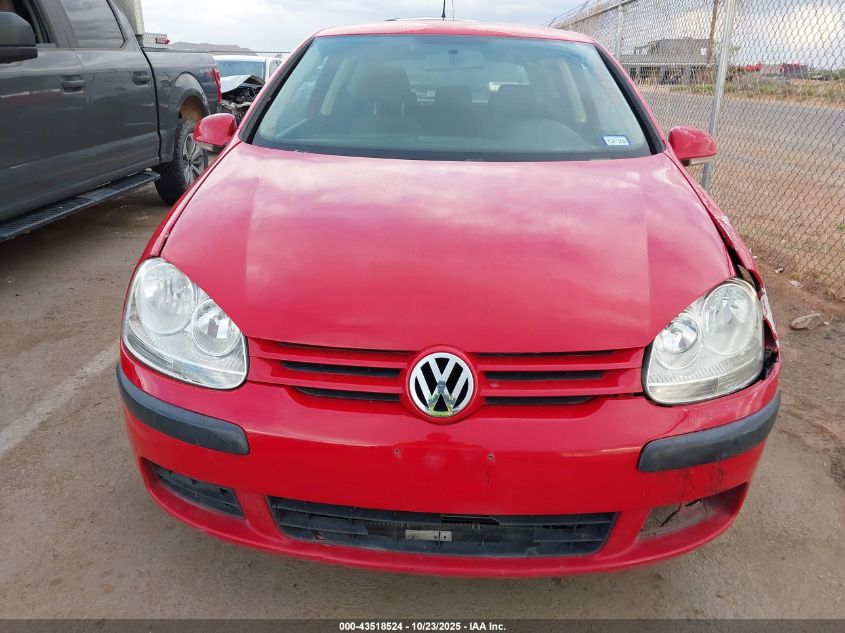 2008 Volkswagen Rabbit S VIN: WVWAA71K68W107086 Lot: 43518524