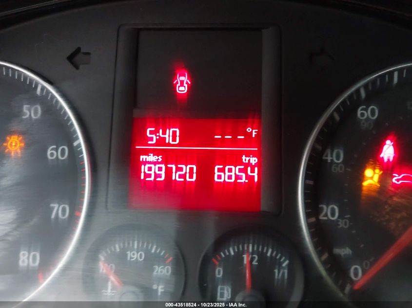 2008 Volkswagen Rabbit S VIN: WVWAA71K68W107086 Lot: 43518524