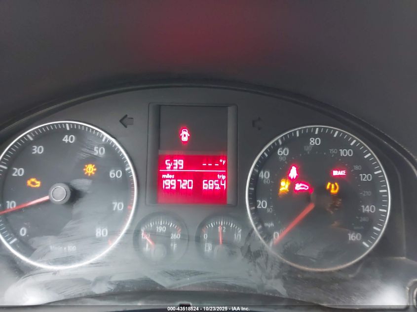 2008 Volkswagen Rabbit S VIN: WVWAA71K68W107086 Lot: 43518524