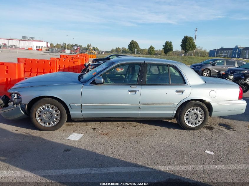 2003 Mercury Grand Marquis Gs VIN: 2MEFM74WX3X601605 Lot: 43518680