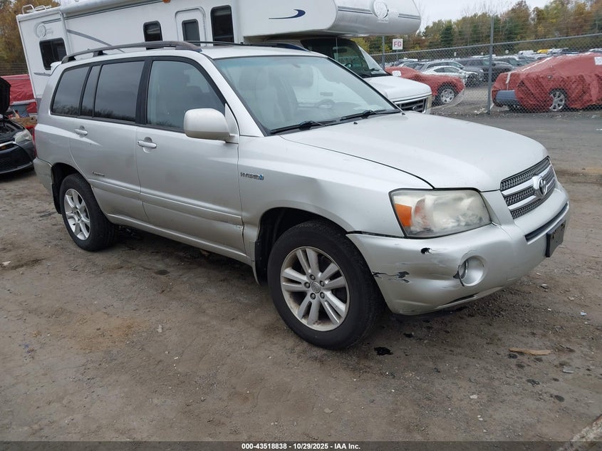 JTEEW21A970035164 2007 Toyota Highlander Hybrid Limited V6 auction photo 1