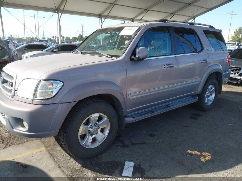 5TDZT38A72S081012 2002 TOYOTA SEQUOIA photo no. 2