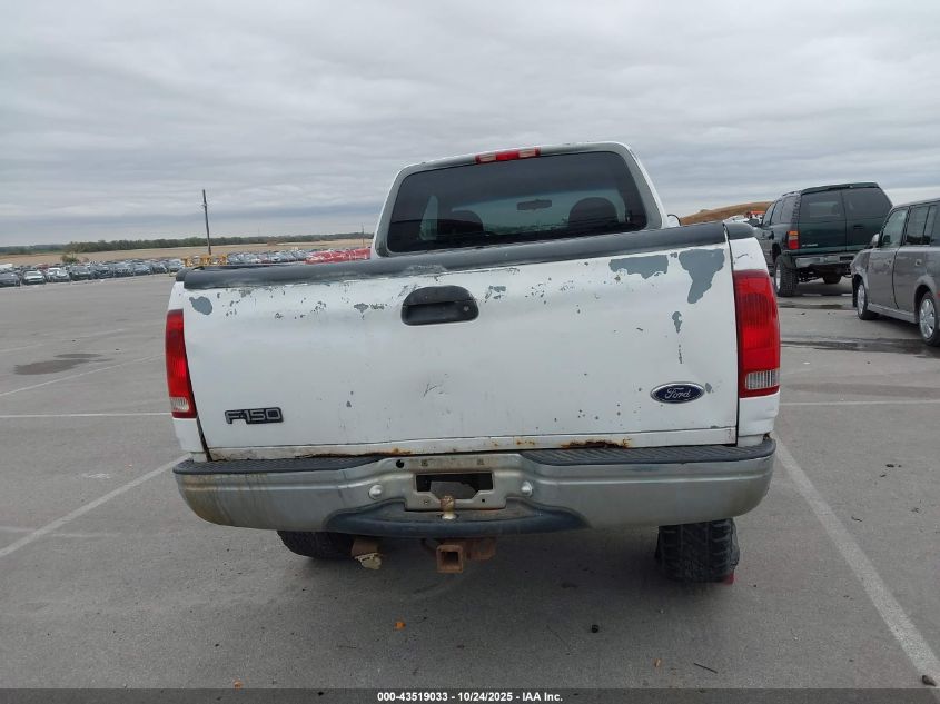 1998 Ford F-150 Lariat/Standard/Xl/Xlt VIN: 1FTZX18W1WKC09634 Lot: 43519033