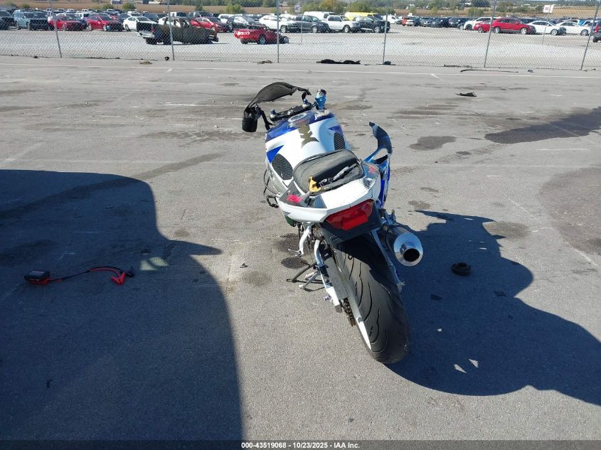 2001 Suzuki Gsx-R750 VIN: JS1GR7HA212103186 Lot: 43519068