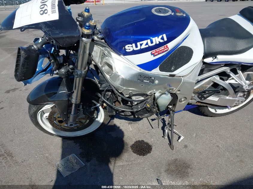 2001 Suzuki Gsx-R750 VIN: JS1GR7HA212103186 Lot: 43519068