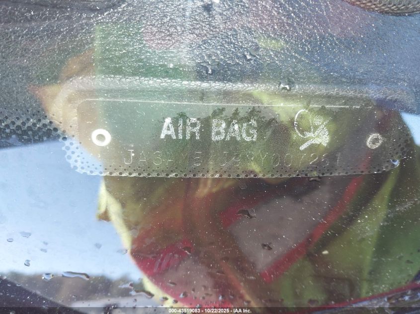 1994 Mitsubishi 3000 Gt VIN: JA3AM54J9RY007261 Lot: 43519083