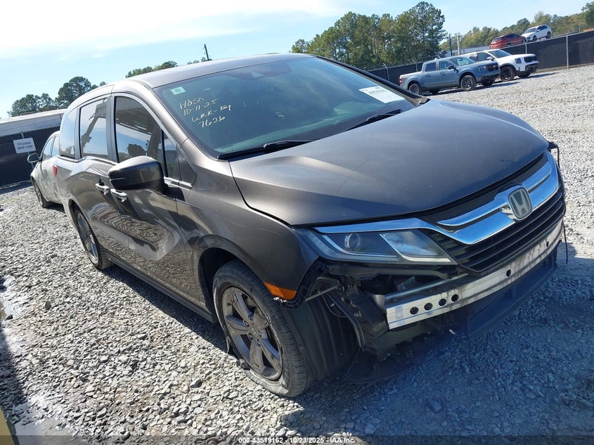 2018 HONDA ODYSSEY EX-L - 5FNRL6H75JB087626