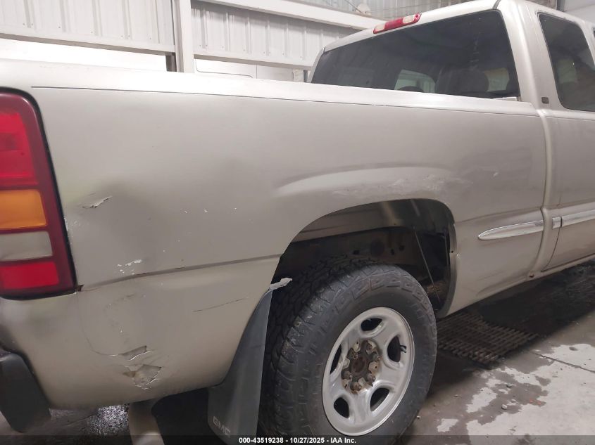 1999 GMC Sierra 1500 Sle VIN: 2GTEC19T5X1525019 Lot: 43519238