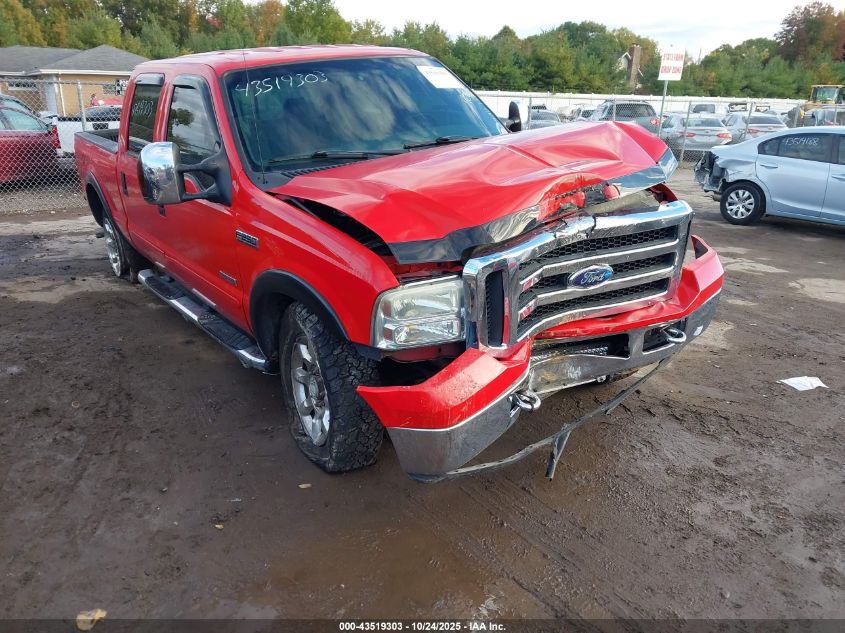 2006 Ford F-250 Lariat/Xl/Xlt VIN: 1FTSW21P06ED76563 Lot: 43519303