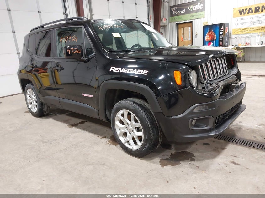 ZACCJBBB1HPG39255 2017 Jeep Renegade Latitude 4X4 auction photo 1