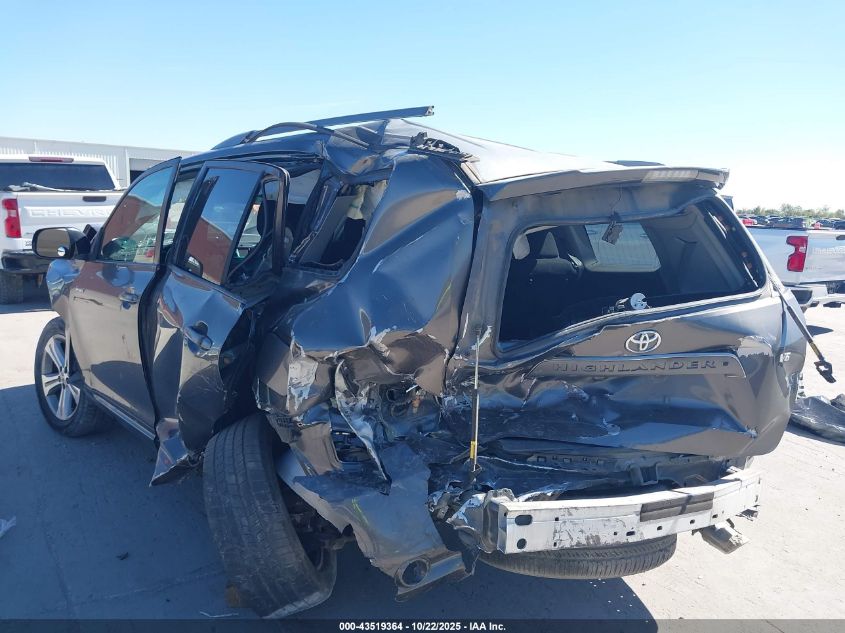 2008 Toyota Highlander Sport VIN: JTEDS43A682024855 Lot: 43519364